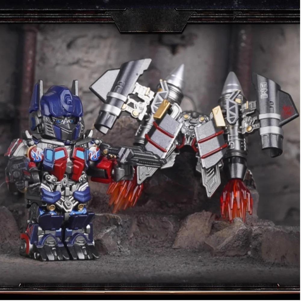 BRICK MAN Válečník z cihel Konvoj Stavebnice BRICKMAN Transform Robot Optimus Mini Akční figurka Hračky