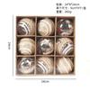 Transparent Bubble Christmas Ball Plastic Pendant Hanging Ornaments for Christmas Tree Holiday Decorations