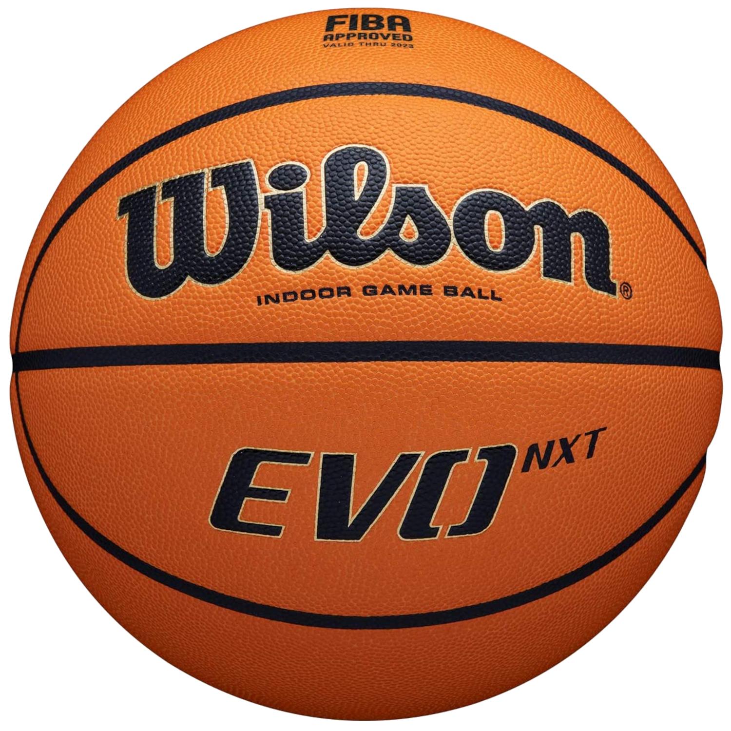 Ballon de jeu Wilson EVO NXT FIBA, ballon de basket-ball unisexe orange 7 orange