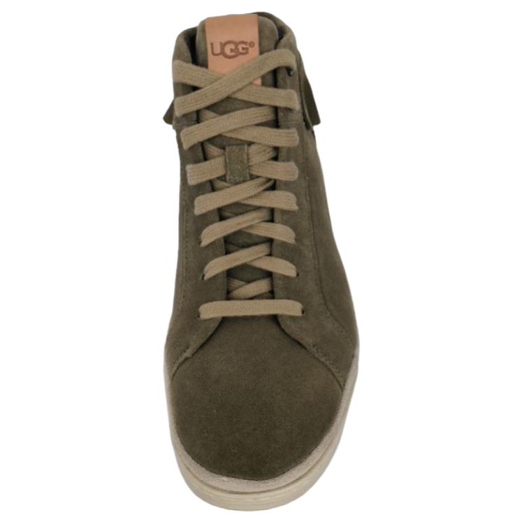 UGG Cali Leather Versatile Round Toe High Top Sneakers Men Sneakers Light-Green 1020137-ALP