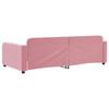 Daybed Pink 100x200 Cm Velvet