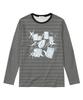 PAGESIISII Sisi For You Print Stripe Standard Fit Long Sleeve [2 Colors]