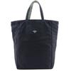BOTTEGAVENETA Reversible Handbag 10734707053NE Tote Bag Leopard Black/yellow Nylon Women Used