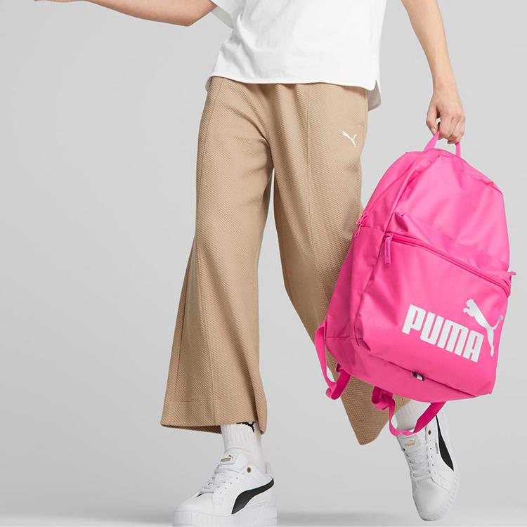 New PUMA Polyester Backpack Regular Women's Bright Pink 075487-63