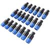 4 Pole Speaker Connector Fit for Speakon NL4FC High Power Speaker Professional Amplifier Twist Lock Plug 20pcs