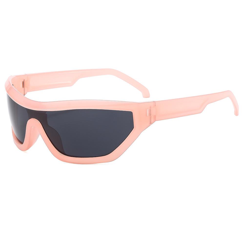 Y2k Sunglasses For Men With Uv400 Protection Large Round Frame For Streetwear And Outdoor Activities