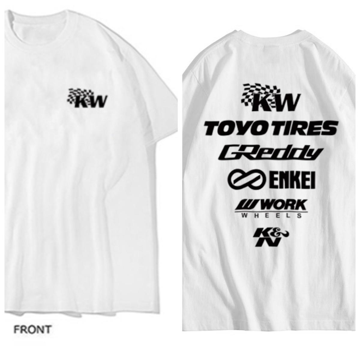 

JDM Evolution KN Поза Enkei Модифицированный Настрой KW Футболка Потоотводящая Дышащая Мужская Футболка Высокого Качества Мотоциклетная Футболка 4XL