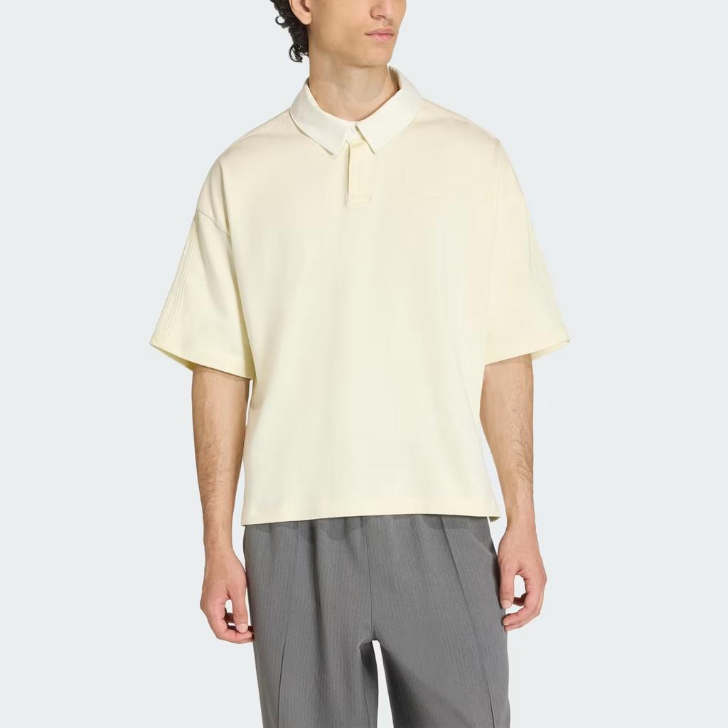 Adidas Originals Premium Essentials Fw25 Solid Color Loose Breathable Short Sleeve Polo Shirt Men tops KD6570