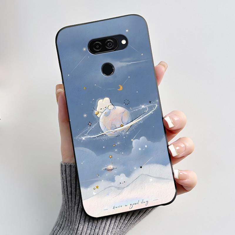 

Casing For LG Q70 Soft Case LM-Q730 LM-Q730N Aesthetic Cute Cat Cartoon Phone Back Cover For LG Q 70 Shockproof Silicone Bumper LG Q70