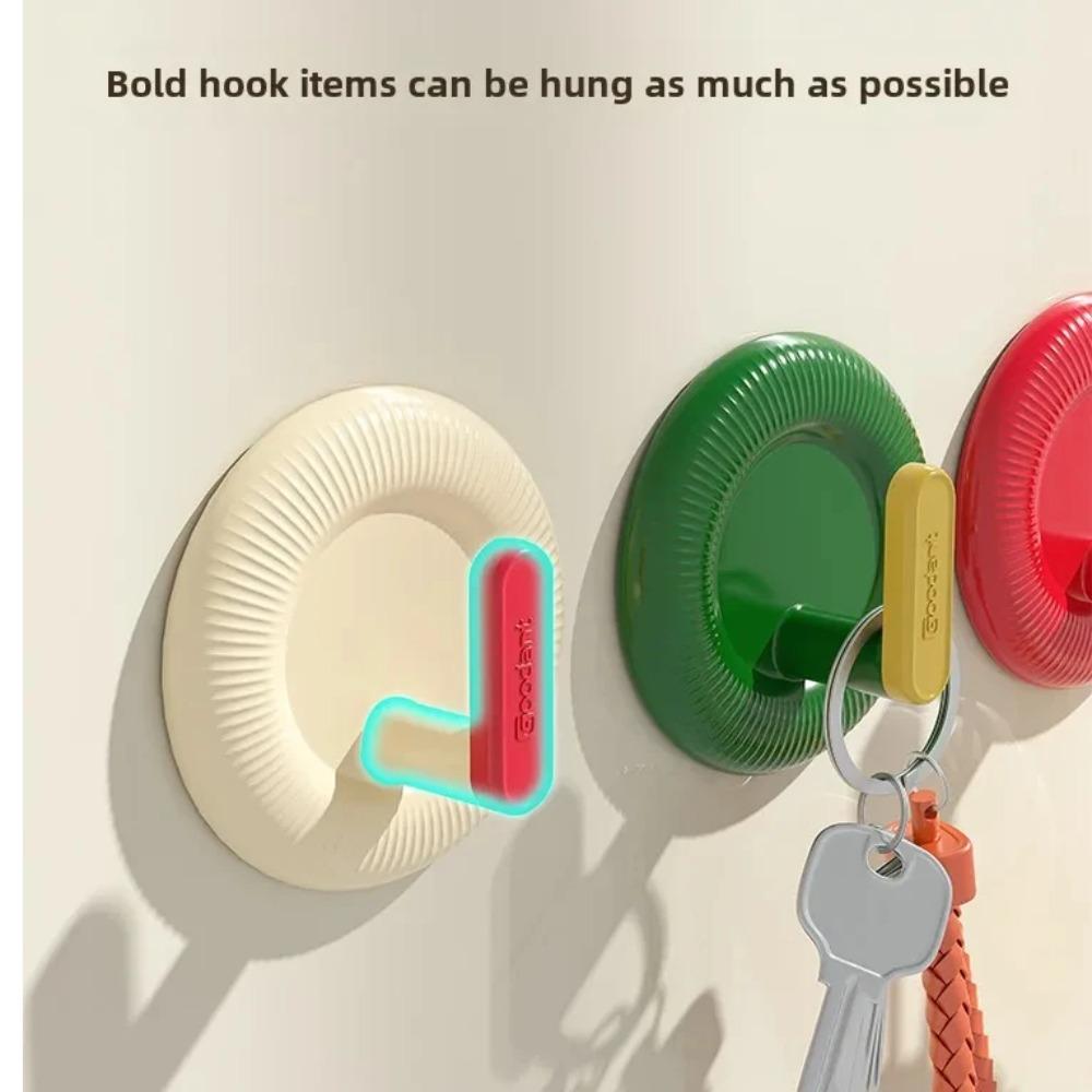 Luxury Adhesive Wall Hooks For Batoom Towel Storage No Trace No Drilling Required Strong Bearing Capaci Plastic Hooks