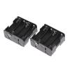 8*Aa Clip de Batería 12V Ranura Soporte de Almacenamiento Caja Estuche Con Conector Snap 9V