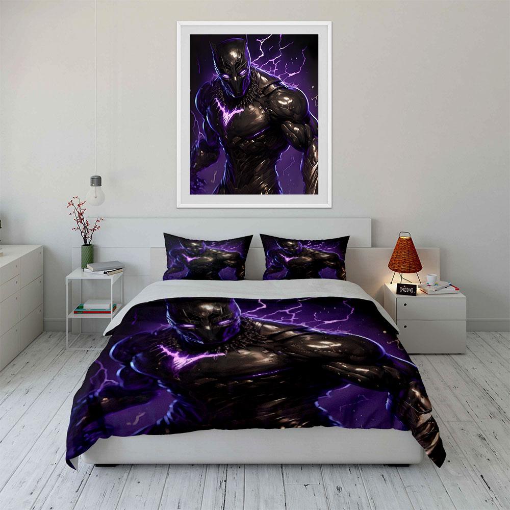 "Electrifying Panther Power." Bedding Sets Duvet Covers Pillowcases(1* Duvet Cover 2* Pillowcases Without Duvet Insert)