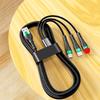 3-in-1 Fast Charging Cable: 6A Speed for Apple, Android, and Type-C Devices