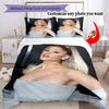 Customize Photos Customize Your Photo Bedding Set Breathable Duvet Cover with Pillowcases Home Decoration Birthday Gift
