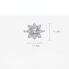 BELLA BOX Opening Resizable Rings For Women Zircon Engagement Party Fine Jewelry Gift