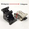 2pcs 90 Degree Folding Hinge Table Legs Brackets Fold Feet For Table Chair Extension Tables Foldable Self-Locking Feet Hinges for Home