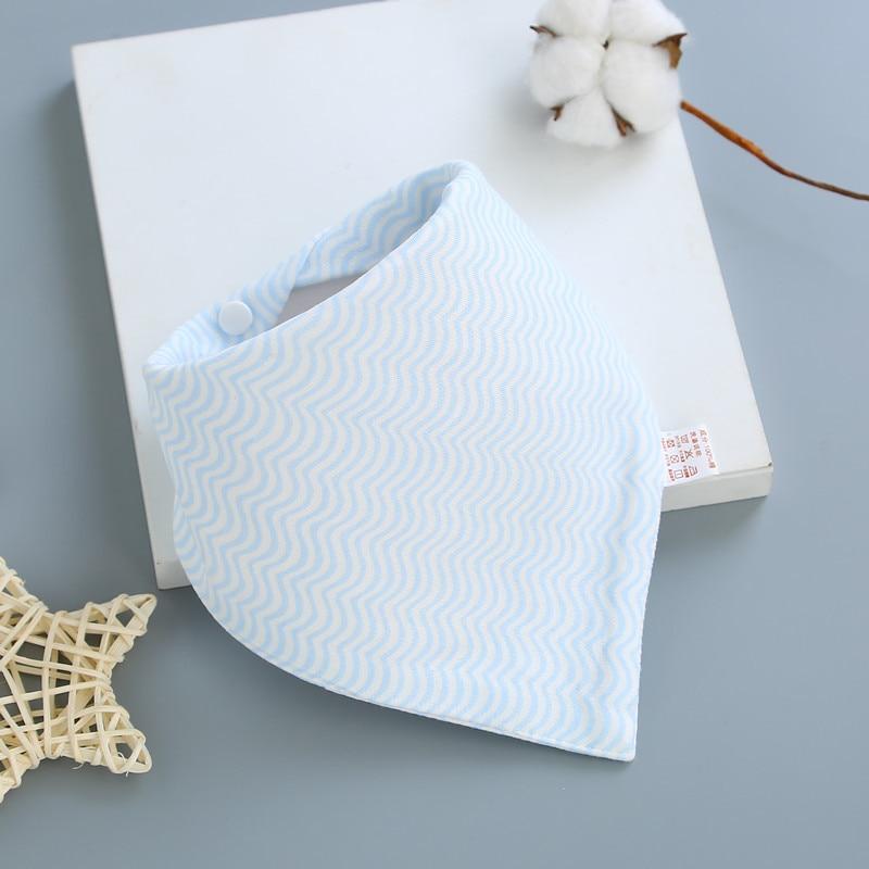 Baby Bibs Triangle Double Cotton Bibs Cartoon Print Saliva Towel Baby Boys Girls Feeding Apron Cotton Bandana Bibs Burp Cloths