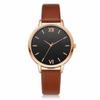 Leather Band Quartz Watch PU Strap Ladies Watch Minimalist Analog Watch  Formal Occasions