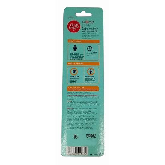 Good Knight Fabric Roll - On Personal Repellent - Citrus Fragrance, 8ml Pack