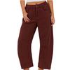 Women's Casual Fashion Comfortable High Waist Loose Straight Leg Pants