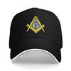 Herren Damen Freimaurerei Baseballkappe mit Freimaurersymbolen Leichte geometrische Embleme Geeignet für jede Jahreszeit
