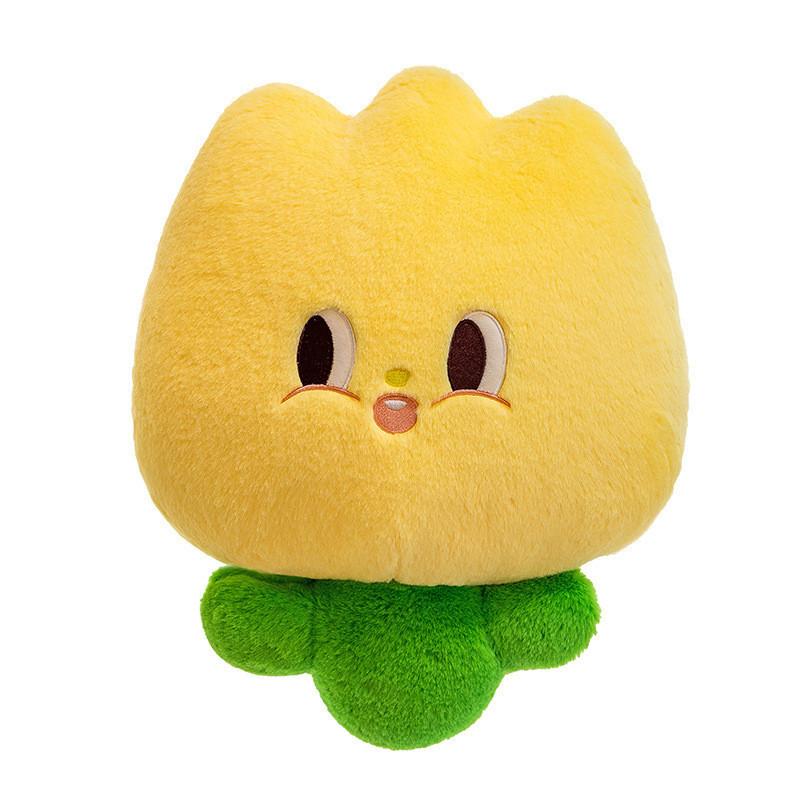 Cute Tulip Plush Pillow Soft Floral Cushion For Sofa And Bedroom