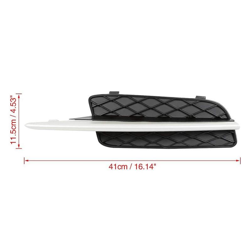 XXR-Right Front Lower Bumper Grille Cover Chrome Molding Trim For-BMW X5 E70 X6 E71 2007-2010 51117159594 51117168924