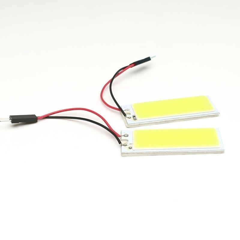 White 36-COB LED Panel HID Bulb Car Vehicle Interior Map Dome Door Light 12V