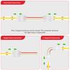 10mm 3pin COB LED Strip Connector Tape Lights L Shape LED Corner Connectors for CCT COB 3528 2835 Strip Light Fixed Clamps
