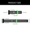 Metric/Inch Aluminum Limit Ruler Double Line Marking Ruler Multifunction Scribing Marking Ruler Measurement Tool