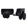 1 Pair Luggage Suitcase Wheel Quiet Shock Absorption Hard Wearing Universal Trunk Wheel for Replacement