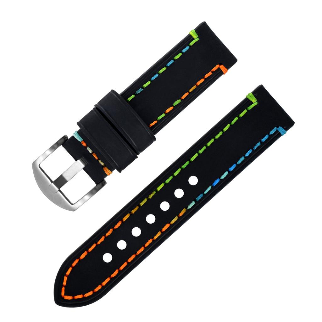 22 Get The Goods, Crazy Horse Leather Strap, High-Quality First-Layer Cowhide Handmade Strap, Watch Accessories.