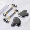 Terahertz Energy Stone Guasha Massage Tool Massage Roller Meridian Scraping Board Acupuncture Point Massager Face Eye Slimming