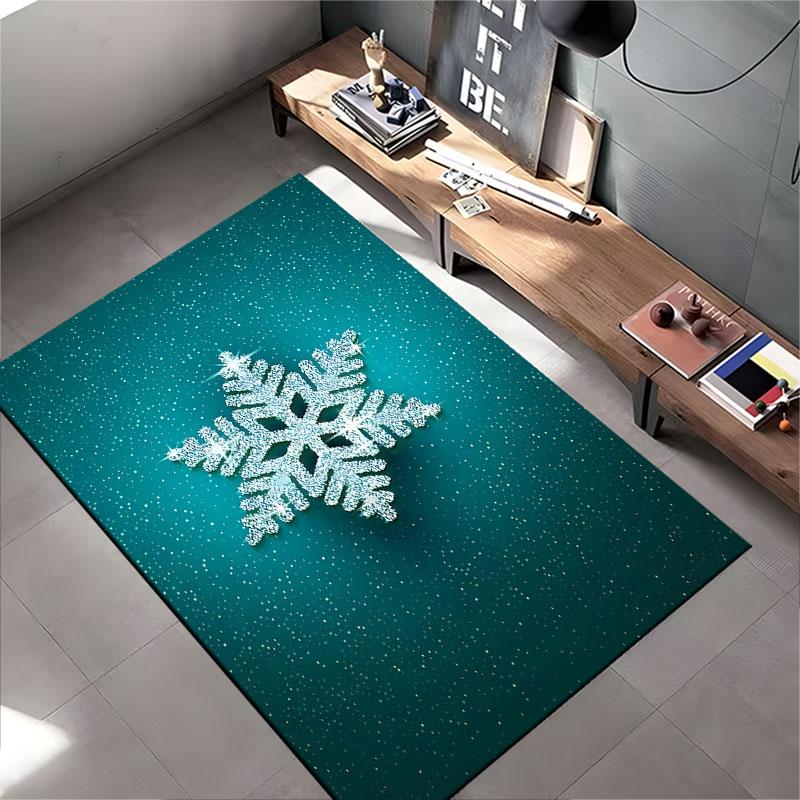 Sparkling Snowflake Design Suitable As a Non-slip Mat for the Living Room or Bedroom Sofa