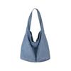 Niche design canvas bag large capacity Korean lazy wind shoulder bag 2025 commuter student armpit holder wholesale