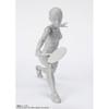S.H.Figuarts Body-chan -Sports- Edition DX SET (Gray Color Ver.) Approx. 135mm PVC&ABS Painted Movable Figure