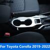 Center Console Water Cup Holder Panel Cover Trim For Toyota Corolla     Matte Interior Accessories Car Styling
