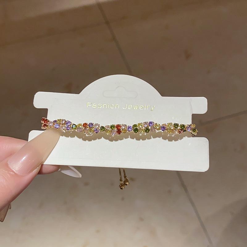 

Gold-Plated Zircon Butterfly Bracelet with Cat s Eye Stone - Elegant & Versatile Retro Jewelry