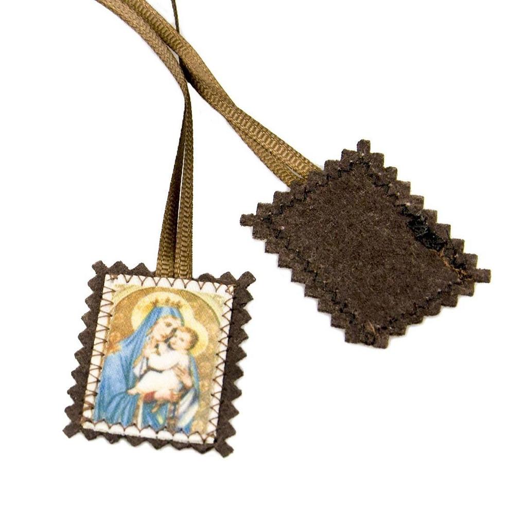 Scapulars Catholic Camel Necklace Youth Wearable Devotional Man