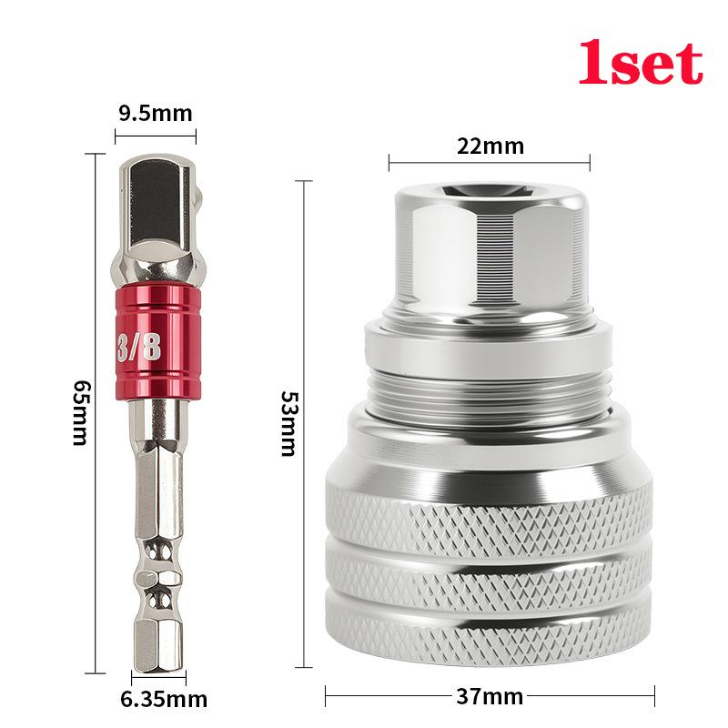Universal Adjustable Wrench 3/8 Inch 10-19mm Socket Torque Ratchet Wrench Head for Repair and Multifunctional Use