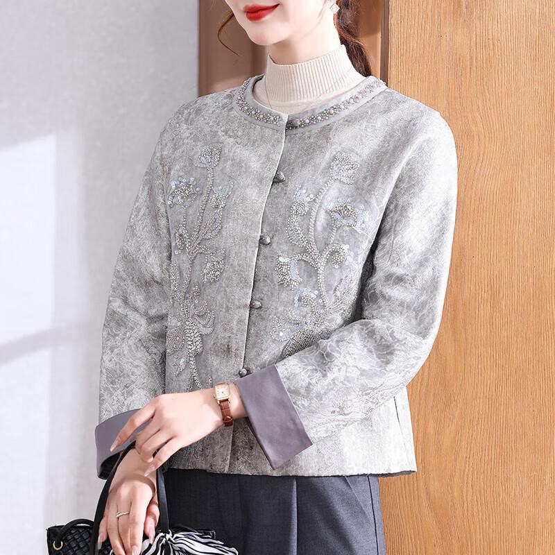 Xuexi Mid-Aged Women's Chic Little Fragrance Autumn Jacket