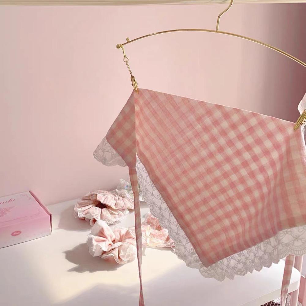 

Бантик Шарф для волос Сирсакер Аксессуары для волос Корейские резинки для волос Женщины A