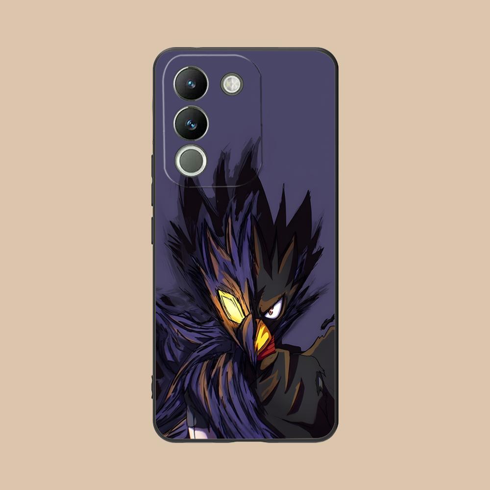MHA Tokoyami Mobile Phone Case for VIVO V60 V50 V40 V30 V29 V27 V25 V23 Pro Lite 5G Colorful Printing Cover Luxury Cellphones