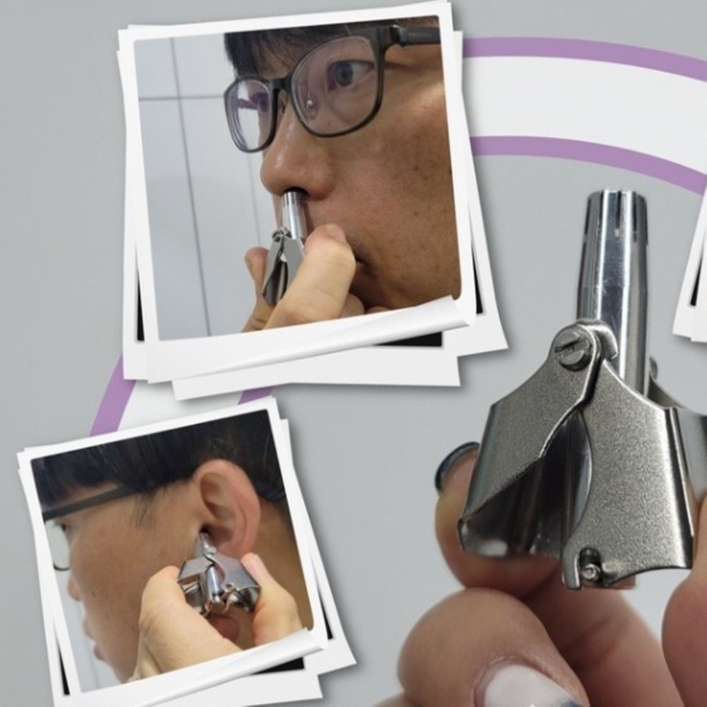 

High quality hair removal stainless steel semi-permanent manual nose hair remover