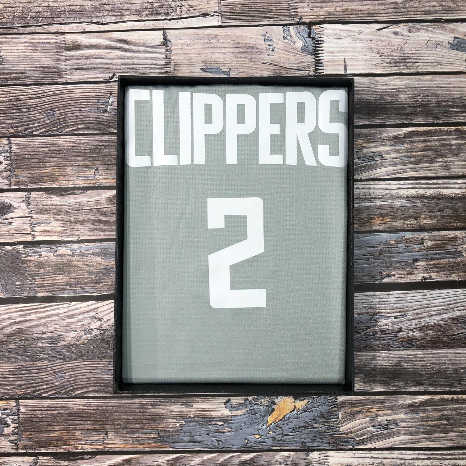 

Клипперс Нет. 13 Джерси Джордж Сити Edition Нет. Мужская майка 2 Leonard для баскетбола с горячим прессом 2XL