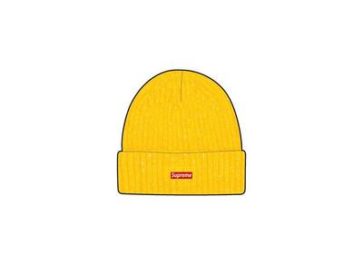 Supreme Overdyed Beanie Yellow (25SS)