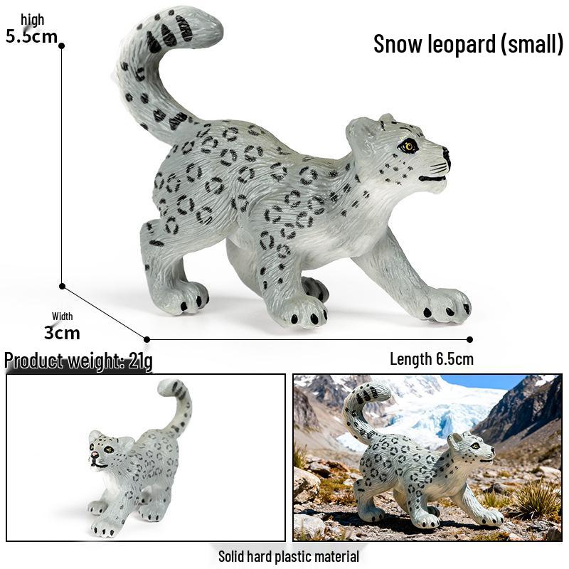 Polar Wildlife Animal Model Toy Set: Polar Bear & Penguin
