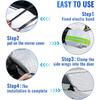 Windshield Cover for Ice and Snow, 5-Layer Material Protection Windshield Snow Cover, Car Windshield Snow Cover with Side Mirrors Cover, Fits for