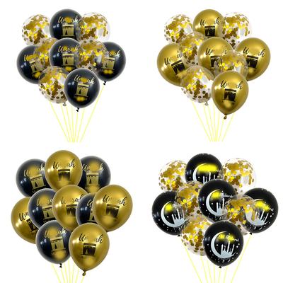 Schloss im Mond 12 Zoll Bedrucktes Latex-Ballon-Set Festival-Feierort Foto-Dekoration