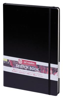 Talens Art Creation Sketchbook Drawing Notebook 21 X 30 Cm Black Thickness Fine Neutral 80 Sheets 407153 140G/ T9314-003M